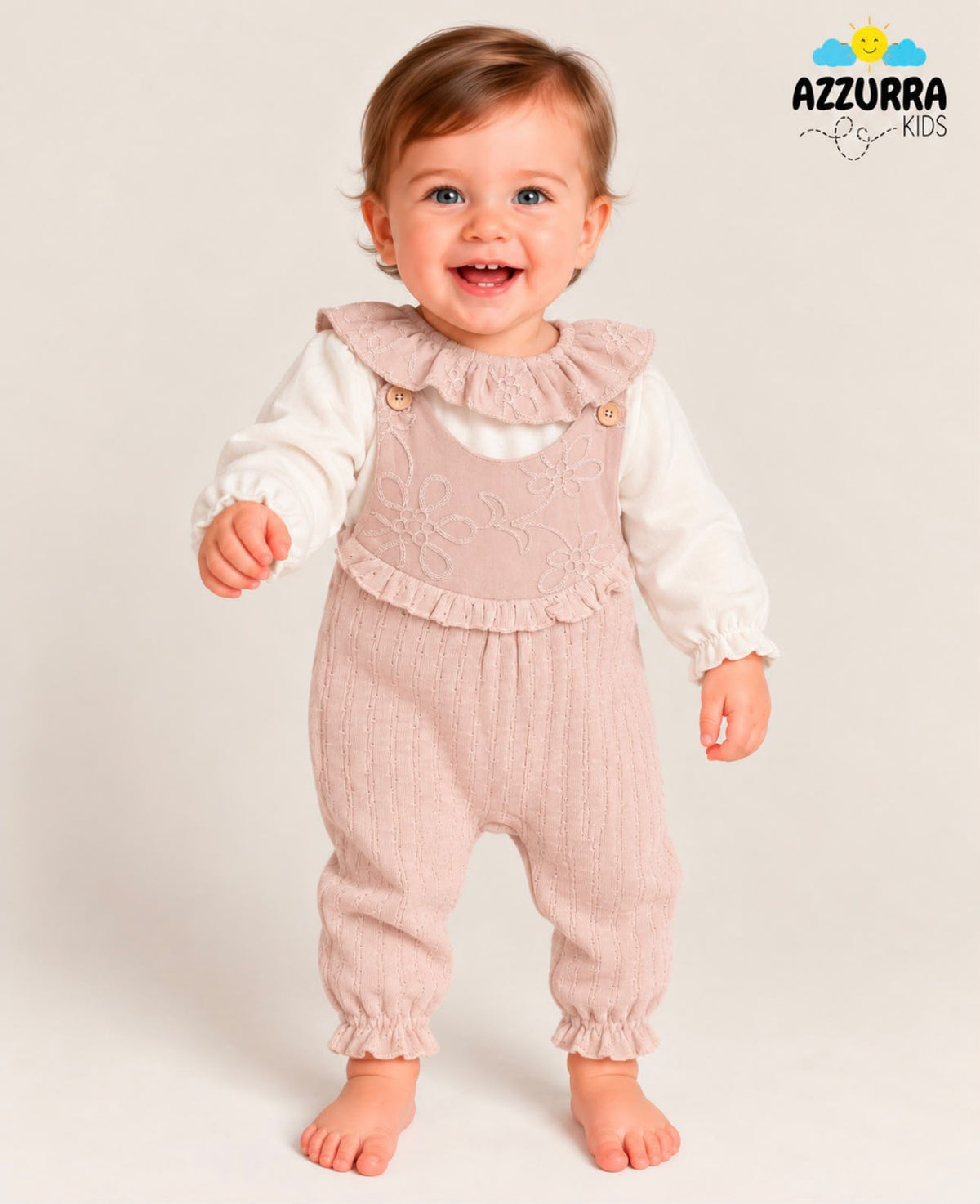 ROSEWOOD OVERALL WITH BEIGE TOP
