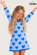 HEART BLUE DRESS