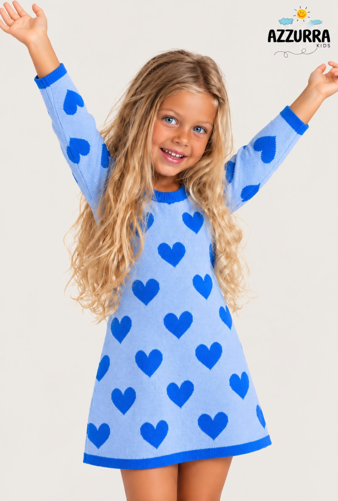 HEART BLUE DRESS