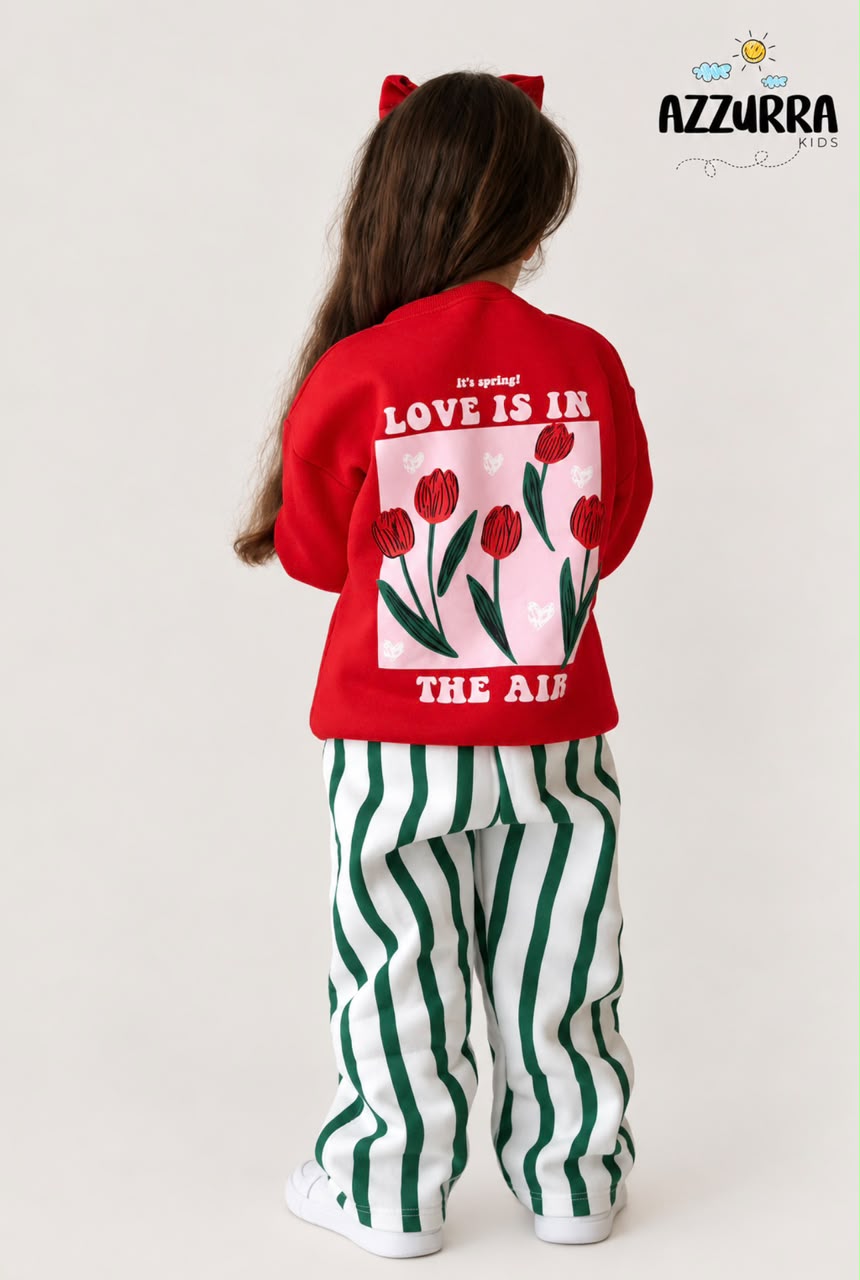 LOVE IS IN THE AIR FLEECE SET