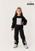 LOVE BLACK FLEECE SET