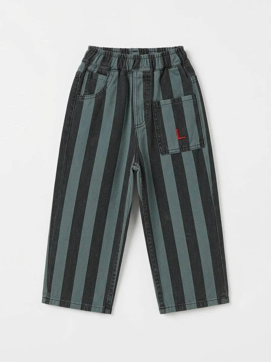 VINTAGE STRIPE DENIM
