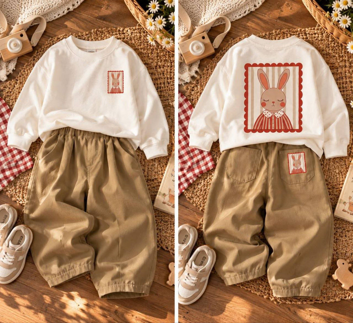 VINTAGE RABBIT SET