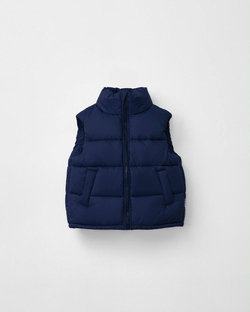 NAVY PUFFER VEST