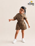 LEOPARD OVERALL SHORT