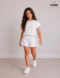 WHITE AND BLUE FLOWER SET
