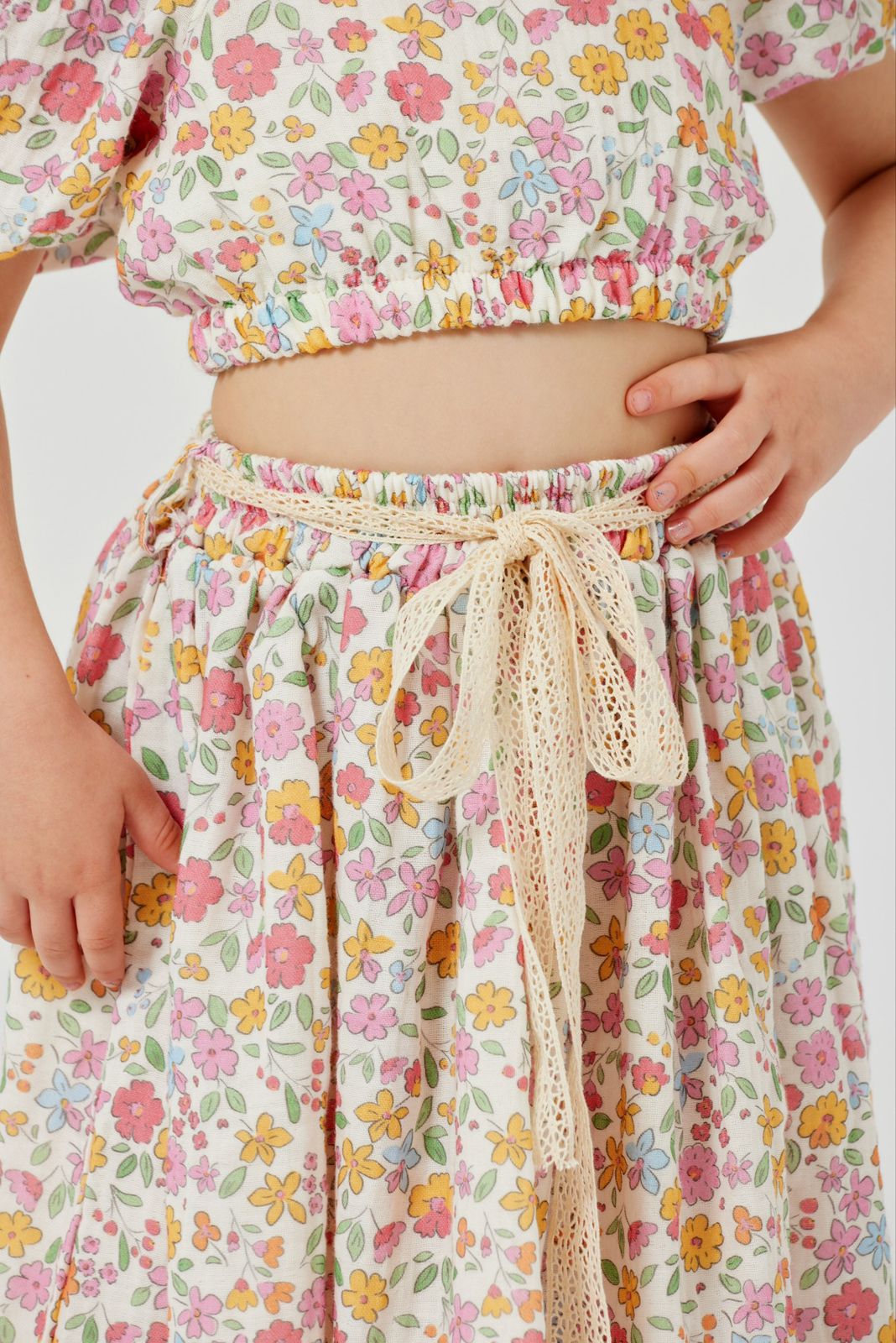 FLORAL SKIRT SET