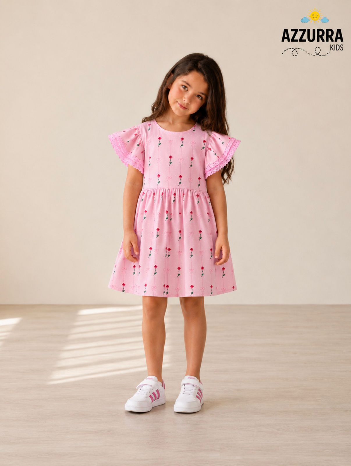 PINK FLORAL DRESS
