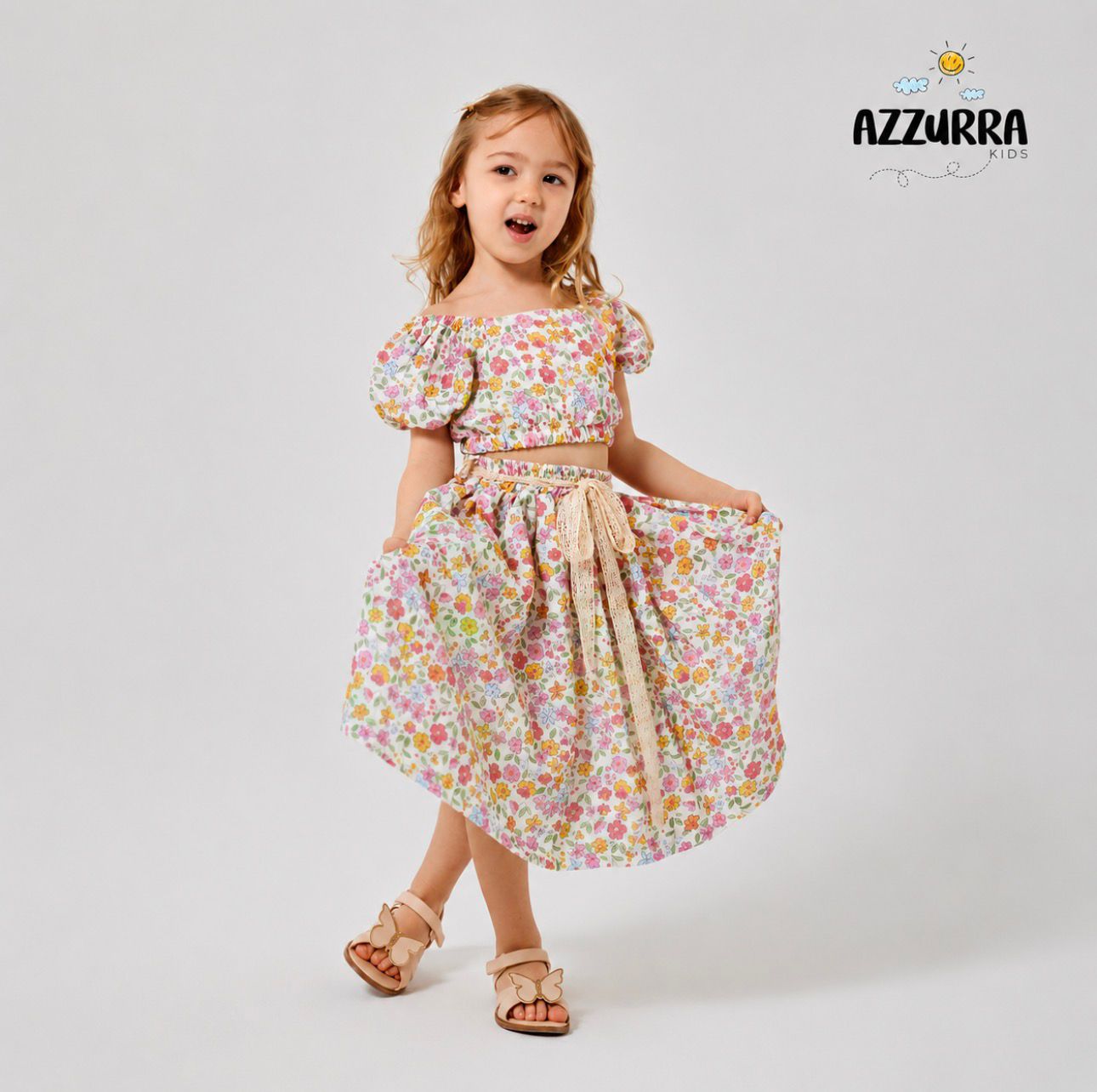 FLORAL SKIRT SET