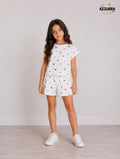 WHITE AND RED HEART SET